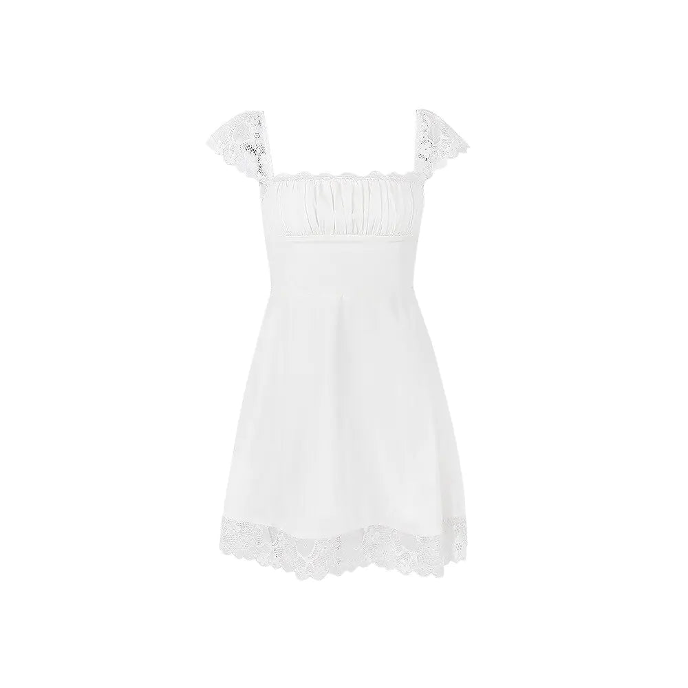 Double Layered Wedding Guest Dress - thriftybridal