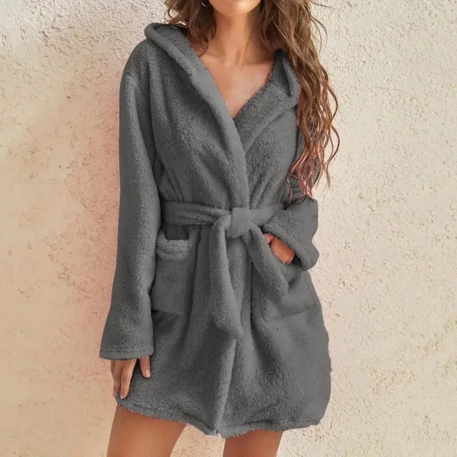 Fleece Bathrobe